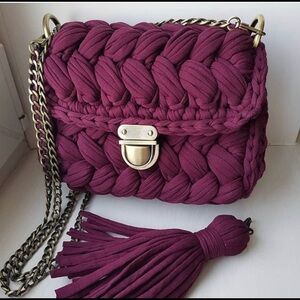 Handmade crochet bag